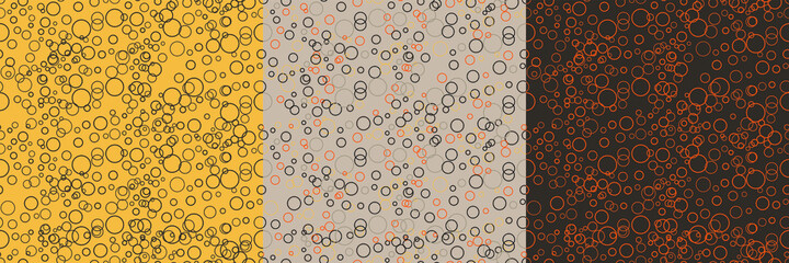 Seamless vector pattern with a lot of multi-colored little bubbles. Print for packaging design, fabric, textile, wrapping paper