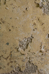 worn discolored surface, abstract of scratch background texture, chipped or broken wall 