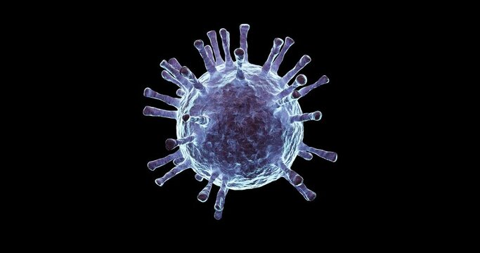 Germs have light. Covid 19 have light. Coronavirus 2019-nCov novel. 3d rendering Coronavirus 2019.