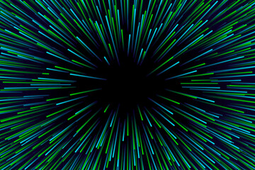 speed of light green and blue background