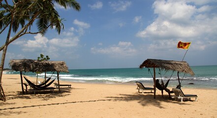 Beach in the southern part of Sri Lanka, South East Asia