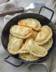 Kärntner Kasnudel - Carinthian handmade cheese dumpling