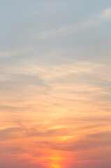 Naklejka na ściany i meble sunset in the sky