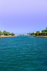 Fototapeta premium El Gouna is an Egyptian tourist resor . It is located on the Red Sea in the Red Sea Governorate of Egypt.