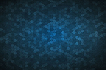 Hexagon Abstract Background Blue