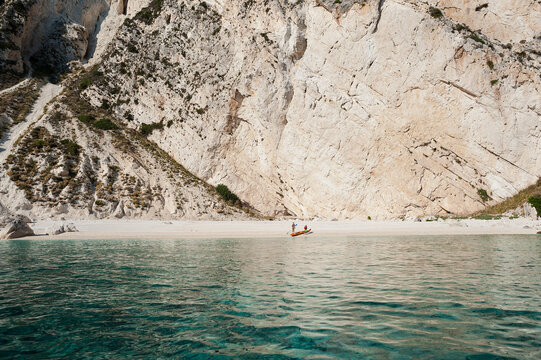 Othoni, Greece, Ionian Islands, Europe, Corfu district, Calypso Bay and Aspri Ammos beach