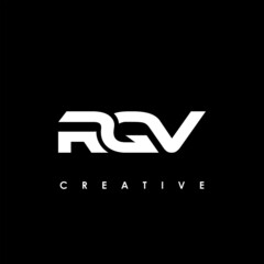 RQV Letter Initial Logo Design Template Vector Illustration