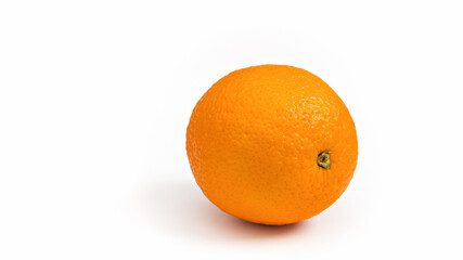 orange on a white background