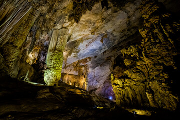 Beautiful Paradise Cave in Vietnam