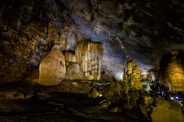 Beautiful Paradise Cave in Vietnam