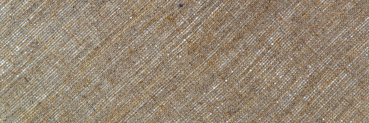 simple linen background: the reverse side of the primed canvas stretched over the frame, close, toning