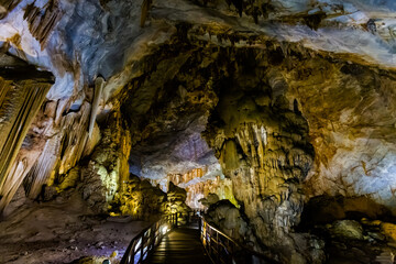 Beautiful Paradise Cave in Vietnam