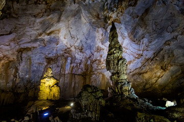 Beautiful Paradise Cave in Vietnam