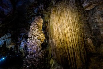 Beautiful Paradise Cave in Vietnam