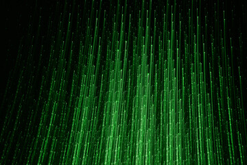 Abstract green digital background made with light brush.