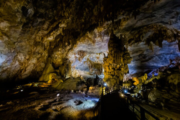 Beautiful Paradise Cave in Vietnam