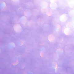 bright glitter background: bokeh effect from many colored lights on frozen glass, toning