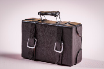 Miniature suitcase for a dollhouse
