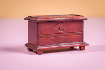Miniature furniture for a dollhouse