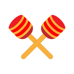 Lollipop flat icon. Sweet candy symbol. Logo design element