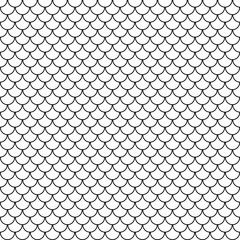 Scale Pattern. Black Mesh Scale Vector Pattern.