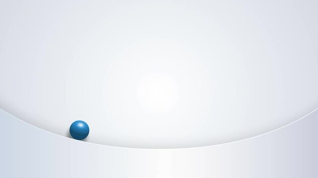 White scene geometric shapes. Hard light. Abstract animation, 3d render. Seamless loop motion graphics.