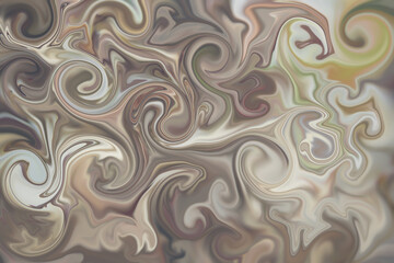 Ornamental background with abstract patterns in a dominant soft beige color.