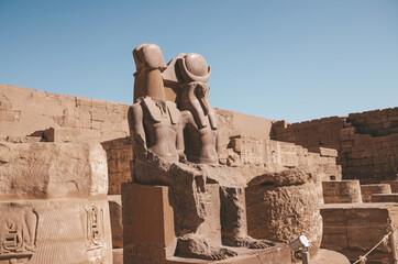 Ruins of the Egyptian Karnak Temple, the largest open-air museum in Luxor