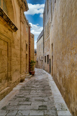 Fototapeta na wymiar Mdina, also known as Silent City, is the first capital of Malta.