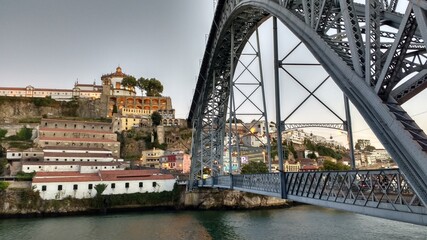 Porto city and Don Luis I bridge, Porto, Portugal