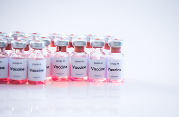 Different types of covid 19 vaccine bottles