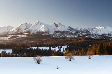 winter mountain landscape