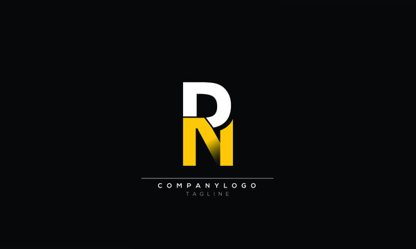 RN NR PN NP Abstract Initial Monogram Letter Alphabet Logo Design
