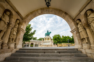 Fototapeta premium Fisherman's Bastion in Budapest, Hungary