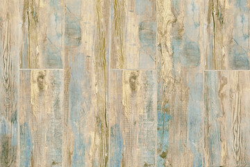 Old dark wooden boards. Grunge parquet floor. Vintage blue wood background texture..