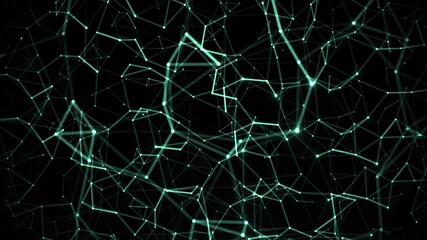 Abstract Plexus Technology Science And Engineering 3d illustration