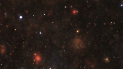 Fototapeta na wymiar Stars in the night sky nebula and galaxy 3d illustration