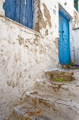 Old traditional house at Mykonos island in Greece