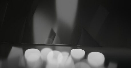 creative background glossy dark background 3d-illustration