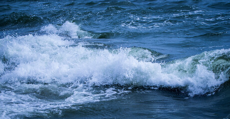 Fototapeta premium sea wave on the rocks