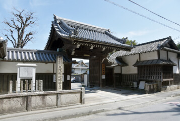 Fototapeta premium 本禅寺 山門 京都市上京区