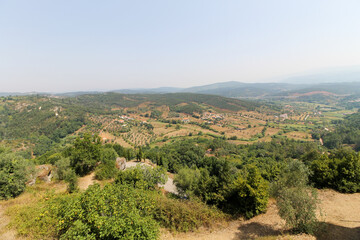 Fototapeta na wymiar View from de Castle of Penela, Portugal