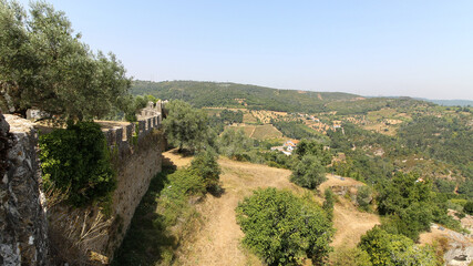 Fototapeta na wymiar View from de Castle of Penela, Portugal