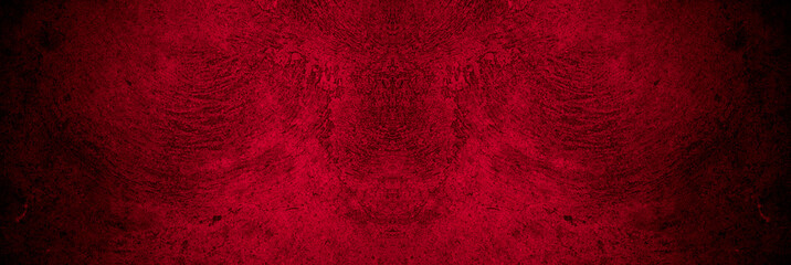 Obraz premium Old wall texture cement black red background abstract dark color design are light with white gradient background.