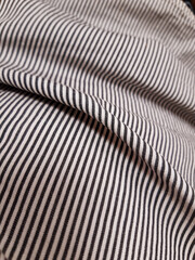 Cotton fabric close up. black and white background