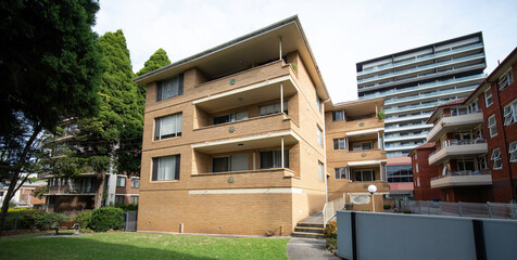 apartment building in a Sydney Suburb NSW Australia