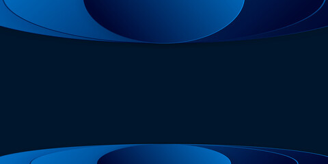 Modern dark blue 3d wave abstract background