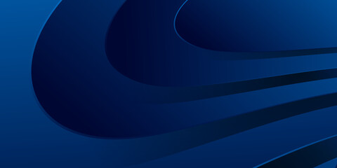 Modern dark blue 3d wave abstract background