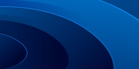 Colorful blue smooth twist light lines vector background. 