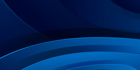 Blue wave abstract 3d background with swirl circles